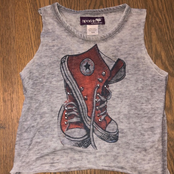 SPARKLE by Stoopher converse tank top with studs - Picture 1 of 2